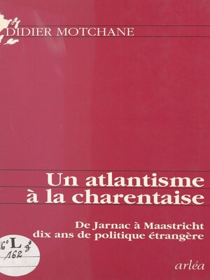cover image of Un atlantisme à la charentaise